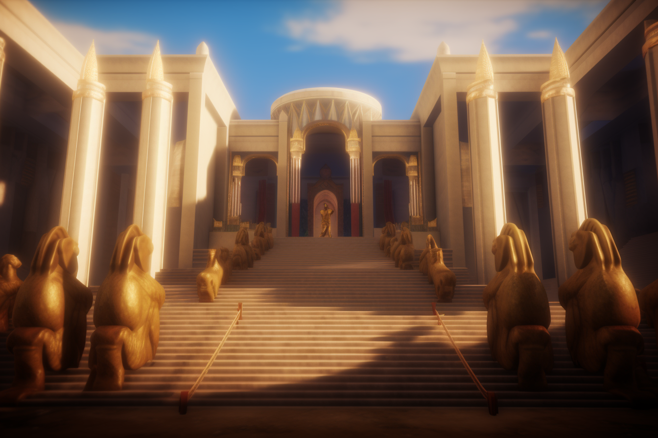 Saint des saints du temple de mezdahor